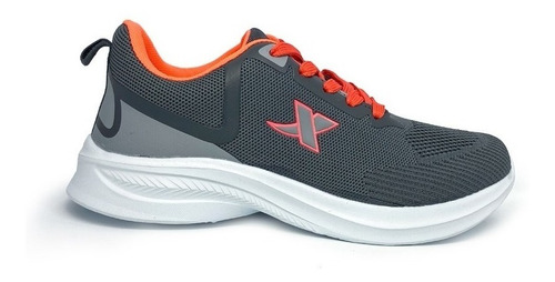 Tenis Deportivos Running Mujer Color Gris Marca Xtep 275896