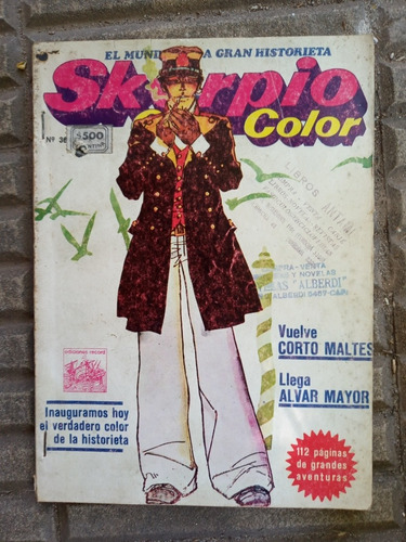 Antigua Revista Skorpio Color Año 3 - N.36 Octubre 1977