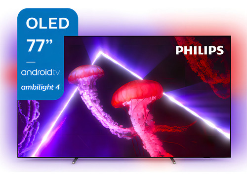 Android TV Philips OLED 4K 77" con Ambilight 77OLED807/77