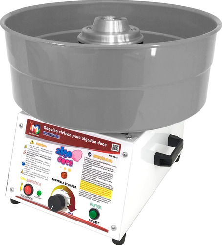 Imagem 3 de 10 de Maquina De Algodao Doce Profissional Ad-43 Inovamaq + Brinde