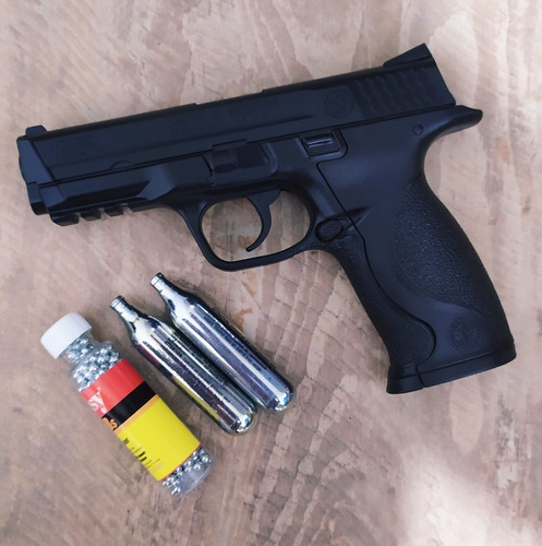 Pistola Balines Metálicos 4,5mm Smith&wessonscorpionairsoft 