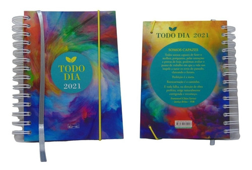 Imagem 3 de 5 de Agenda Todo Dia 2021 - Wire-o Capa Dura