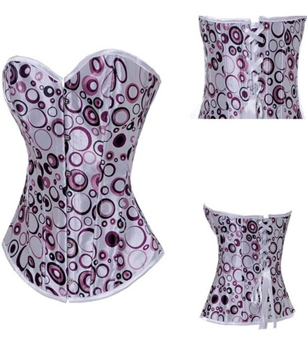 Corselet Corset Corpet Espartilho Cintura Fina Modela Corpo