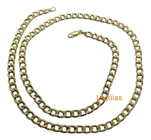 Corrente Cordão Groumet 60cm Masculino Ouro 18k