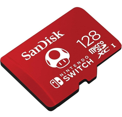 Imagen 1 de 4 de Sandisk Memoria Micro Sd 128gb Nintendo Switch Original