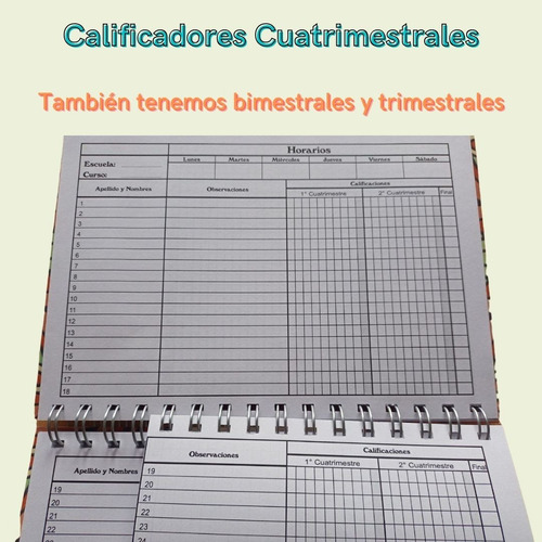 Imagen 6 de 9 de Agenda Docente Secundaria 18 Cursos