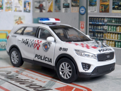 Miniatura Kia Sorento Polícia Militar Pm Sp - Atual