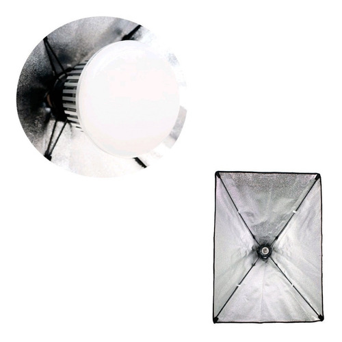Imagem 4 de 9 de Kit De Softbox Completo Com Lâmpada Led 50w, Tripés E Bolsa