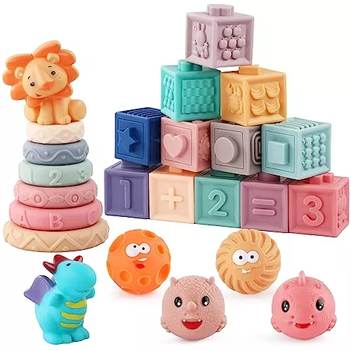 Juguetes Montessori Bebés De 6 12 Meses, Set De 3 1 De