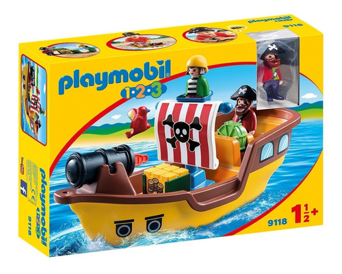 Anforatoys Playmobil 9118 Barco Pirata 123