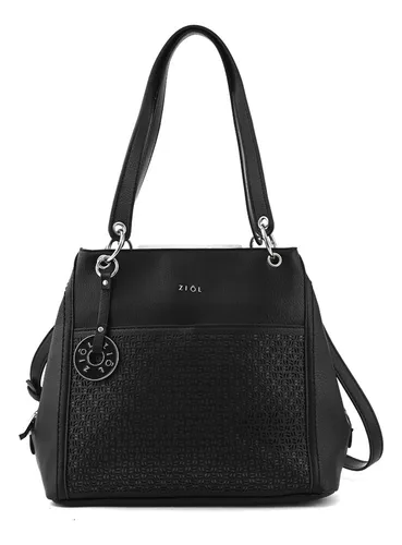 comprar Cartera Dos Asas Tres Divisiones Grande Asturias Negro