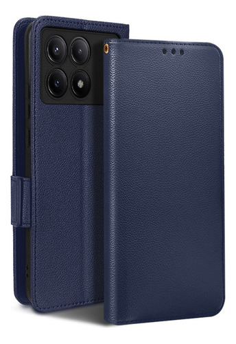 For Poco X6 Pro 5g Litchi Pu Funda De Cuero Con Ranura For