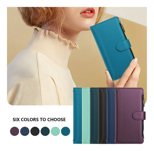 Funda De Piel Tipo Cartera Para Teléfono Tcl 40 Nxtpaper 40se 40t 40r 40xl