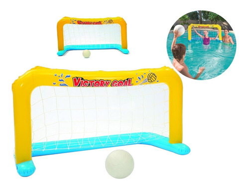 Juego Set Water Polo Inflable Niño Juego Pileta Agua !!!