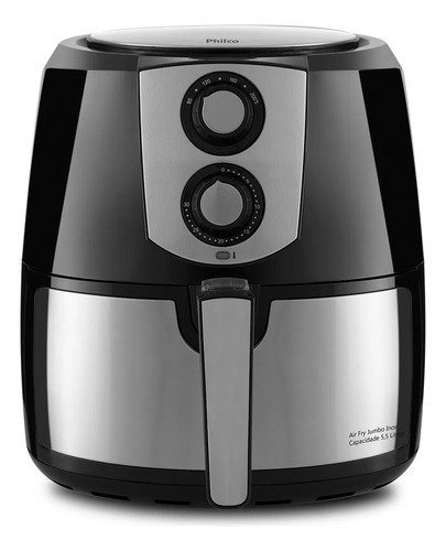 Fritadeira Air Fryer Philco Jumbo Inox Pfr06pi 5,5l