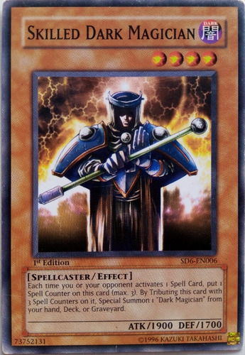 Yu-gi-oh! Tcg Skilled Dark Magician Sd6-en006 1a Edition