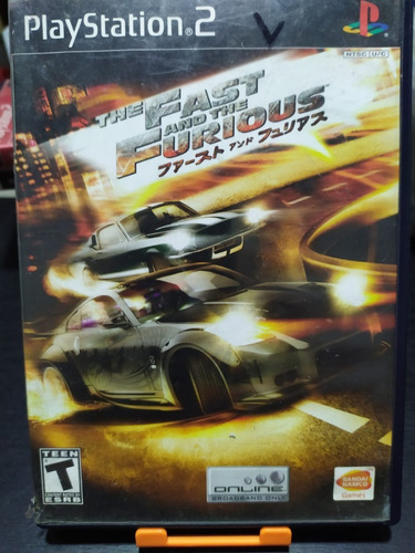 Fast And The Furious Playstation 2, Físico, Usado