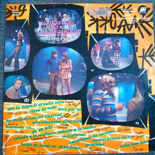 Lote N 3 De 12 Vinilos Lp Compilados Musica En Libertad Vg Edición Limitada