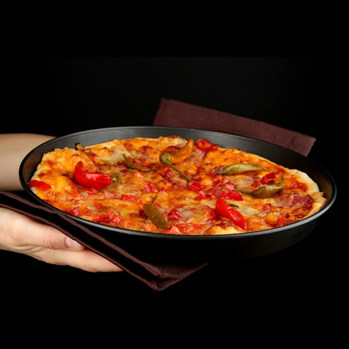 Imagen 4 de 8 de Molde Redondo Liso Para Pizza Pan 35cm