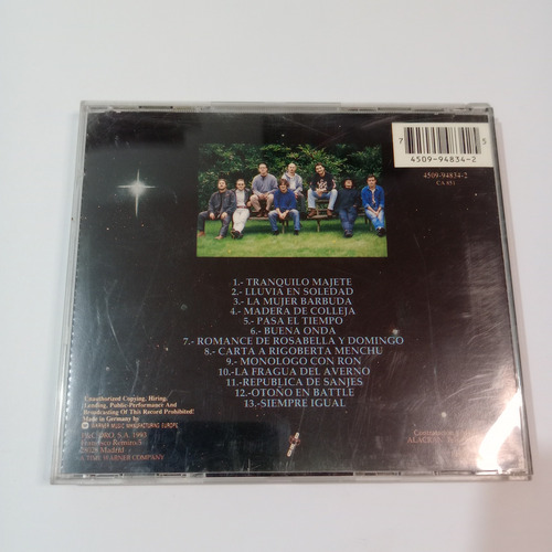Celtas Cortos Tranquilo Majete Cd Álbum 1993 Estándar (Usado)
