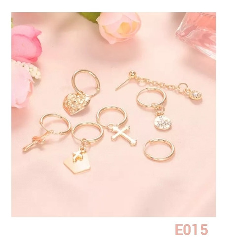 Conjunto Ear Cuff Caravanas