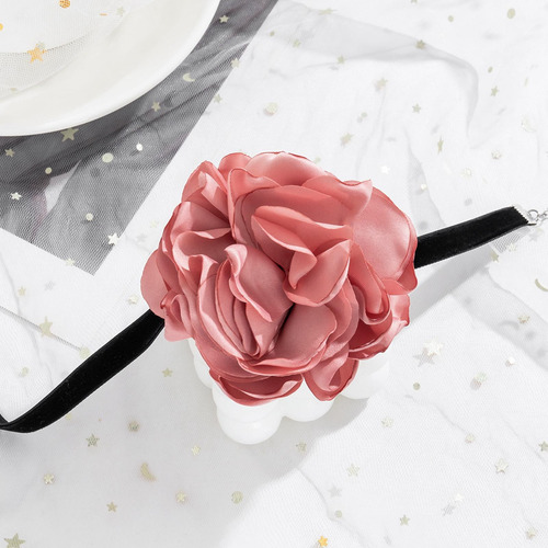 Gargantilla De Flores, Collar De Flores Para Mujer, Rosa