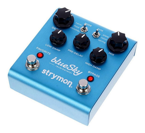 Imagen 2 de 3 de Pedal de efecto Strymon blueSky reverberator azul