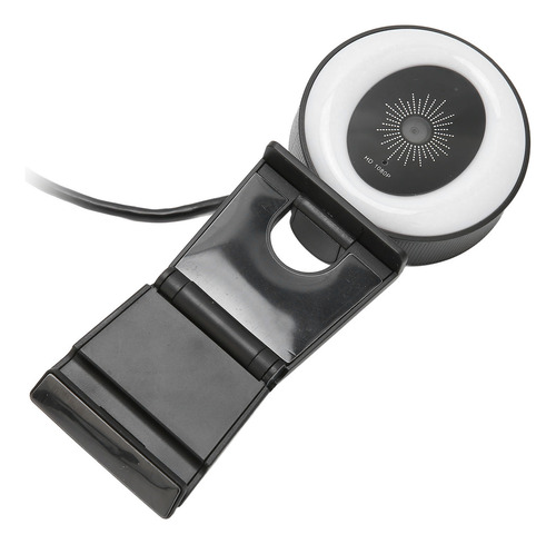 Cámara Web Usb Full Hd 1080p 30 Fps Con Luz Anular Regulable