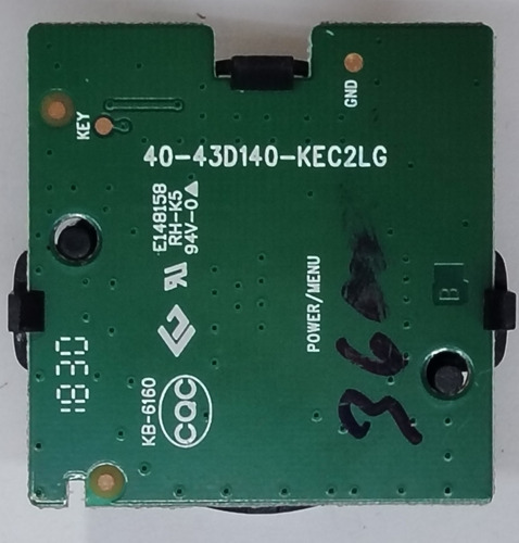 Botonera Hkpro Hkp49sm8 Hkp32sm5 40-43d140-keb2lg (Usado)