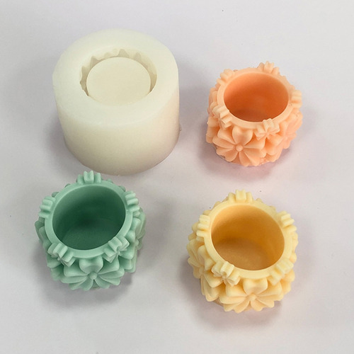 Macetas Con Pétalos, Moldes De Silicona, Moldes Para Plantas