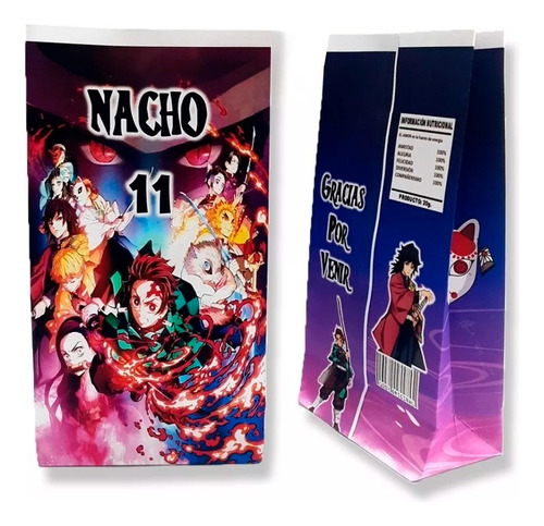 Bolsas Golosineras, Sorpresitas Demon Slayer Con Golosinas