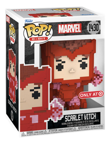 Funko Pop Scarlet Witch #1430 Target 8-bit Pixel Marvel
