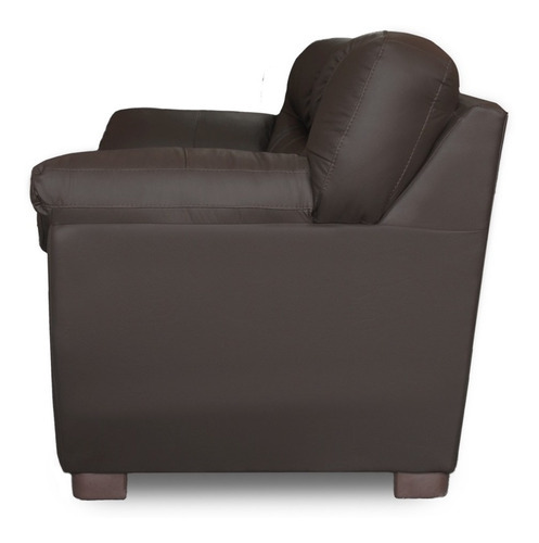 Love Seat De Piel Genuina Toscana Chocolate