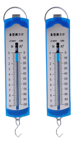 2pcs Force Meter Dynamometer Spring Balance Physics Lab