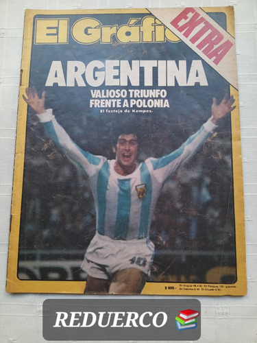 El Gráfico Extra Argentina Polonia 15/6/1978 Mundial 78