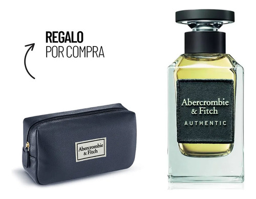 Kit Perfume Hombre Abercrombie & Fitch Authentic Men Edt 100