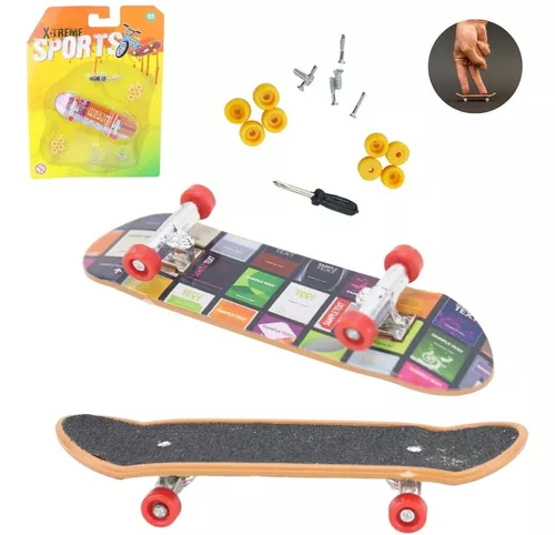 Kit Skate De Dedo X-Trick + 7 Acessórios Art Brink - Compre Agora - Feira  da Madrugada SP