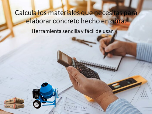 Hoja De Calculo De Concreto Excel - Volumen Y Materiales