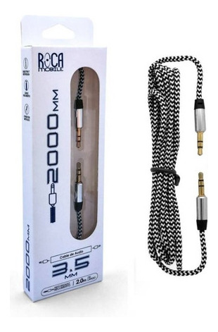 Cable Auxiliar Roca Mobile Jack A Jack 3.5 Mm 2 M Css®