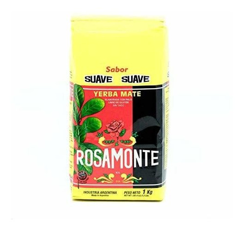 Yerba Mate Rosamonte Suave - 1 Bolsa 1 Kg