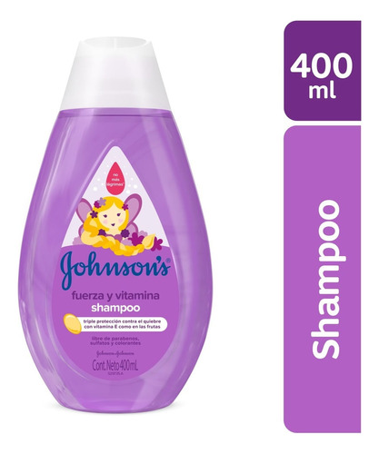 Shampoo Johnsons Baby Fuerza Y Vitamina X 400ml