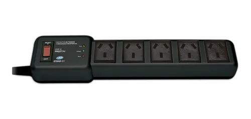 comprar Protector De Tensión Zapatilla 5 Tomas Heladera Tv Pc 2200w