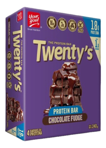Twenty's Chocolate Fudge Caja X4un