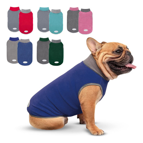 Suéter Para Perros Cyeollo, Chaleco De Forro Polar Suave Y E