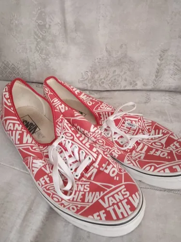 Tenis vans rojos hot sale usados