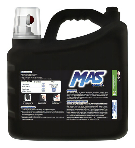 Detergente Líquido Mas Oscura 6.64l