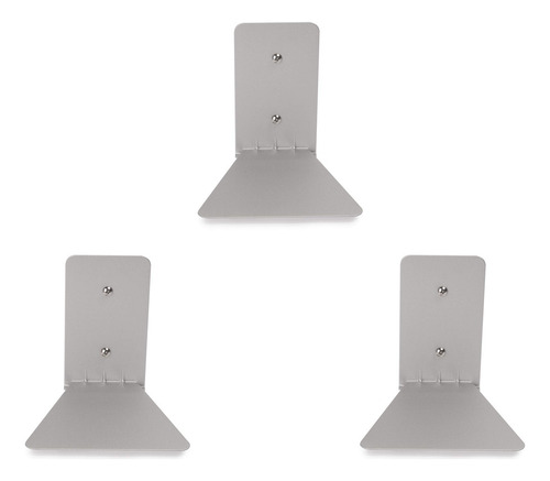 Umbra Conceal Floating Bookshelf Pequeño Juego De Plata De 3