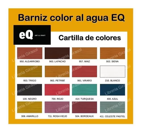 BARNIZ AL AGUA EQUARTE X 375 CC CAOBA – El Nuevo Palacio