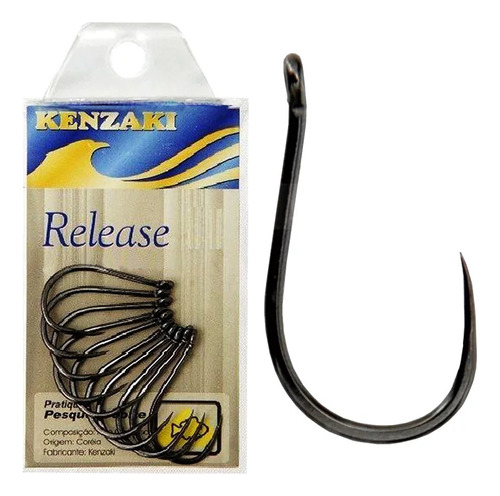 Anzol Kenzaki Release 9 - 10 Pcs - Anzol Sem Fisga