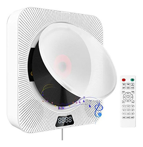Imagen 1 de 7 de Discmans Con Bluetooth/portátil Con Radio Fm, Color Blanco